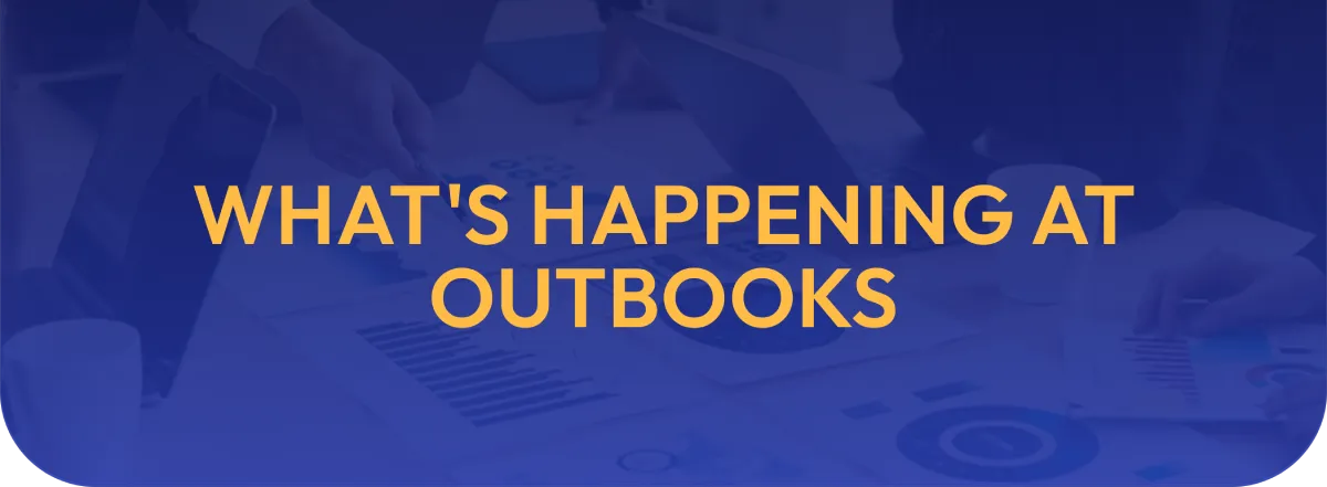 What is happening at Outbooks - Newsletter 2026 May