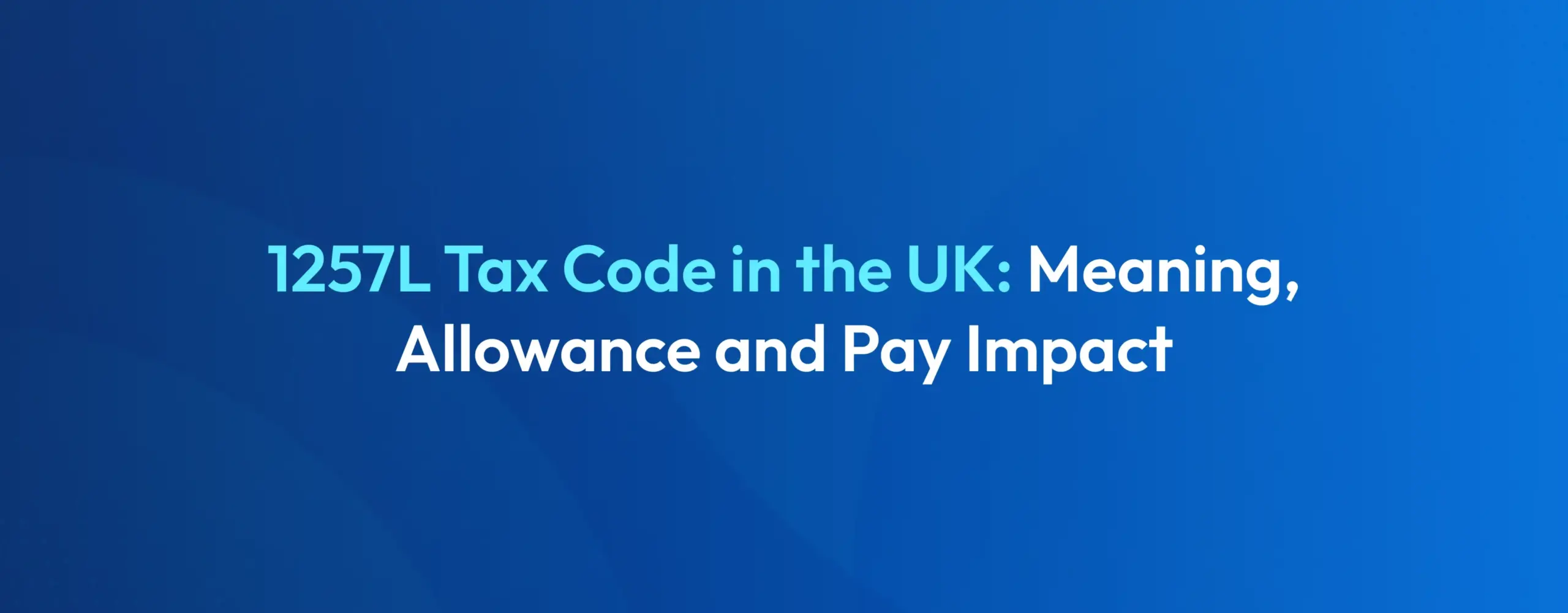 1257L Tax Code